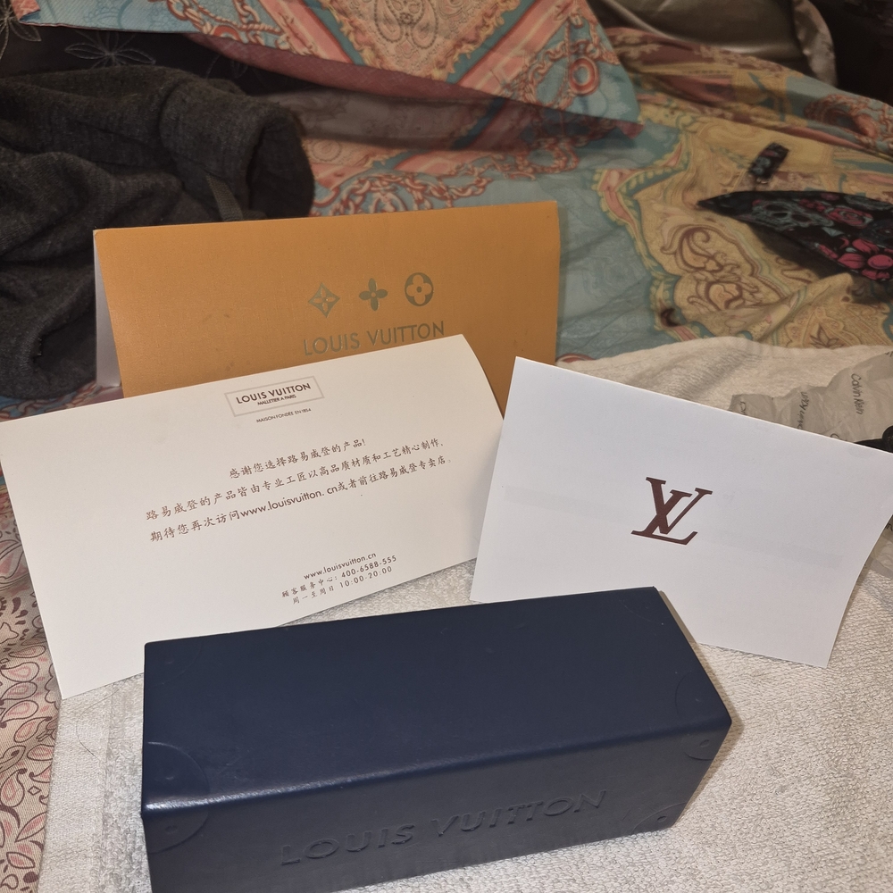 Louis Vuitton Eyewear Box and Packaging - Navy & Orange